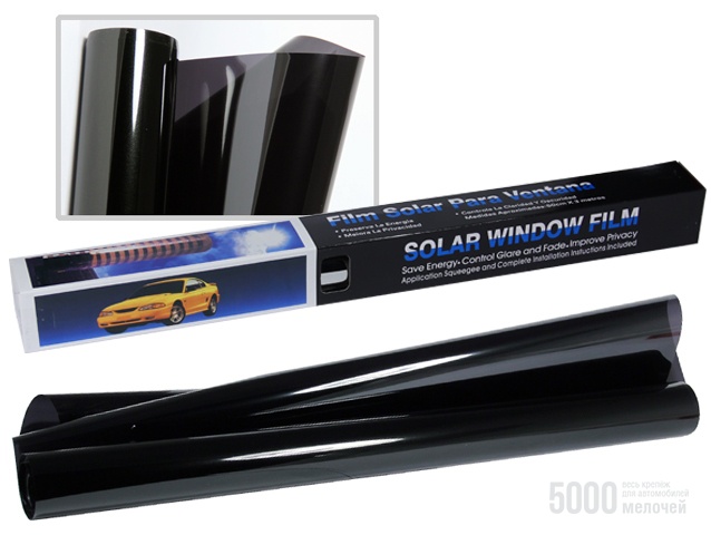 Пленка тонировочная Solar Shad (0.75м x 3м) Dark Black, (Тайвань)