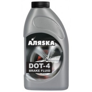 Жидкость тормозная Аляsка DOT-4  910гр