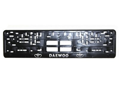 Рамка для гос номера "daewoo"