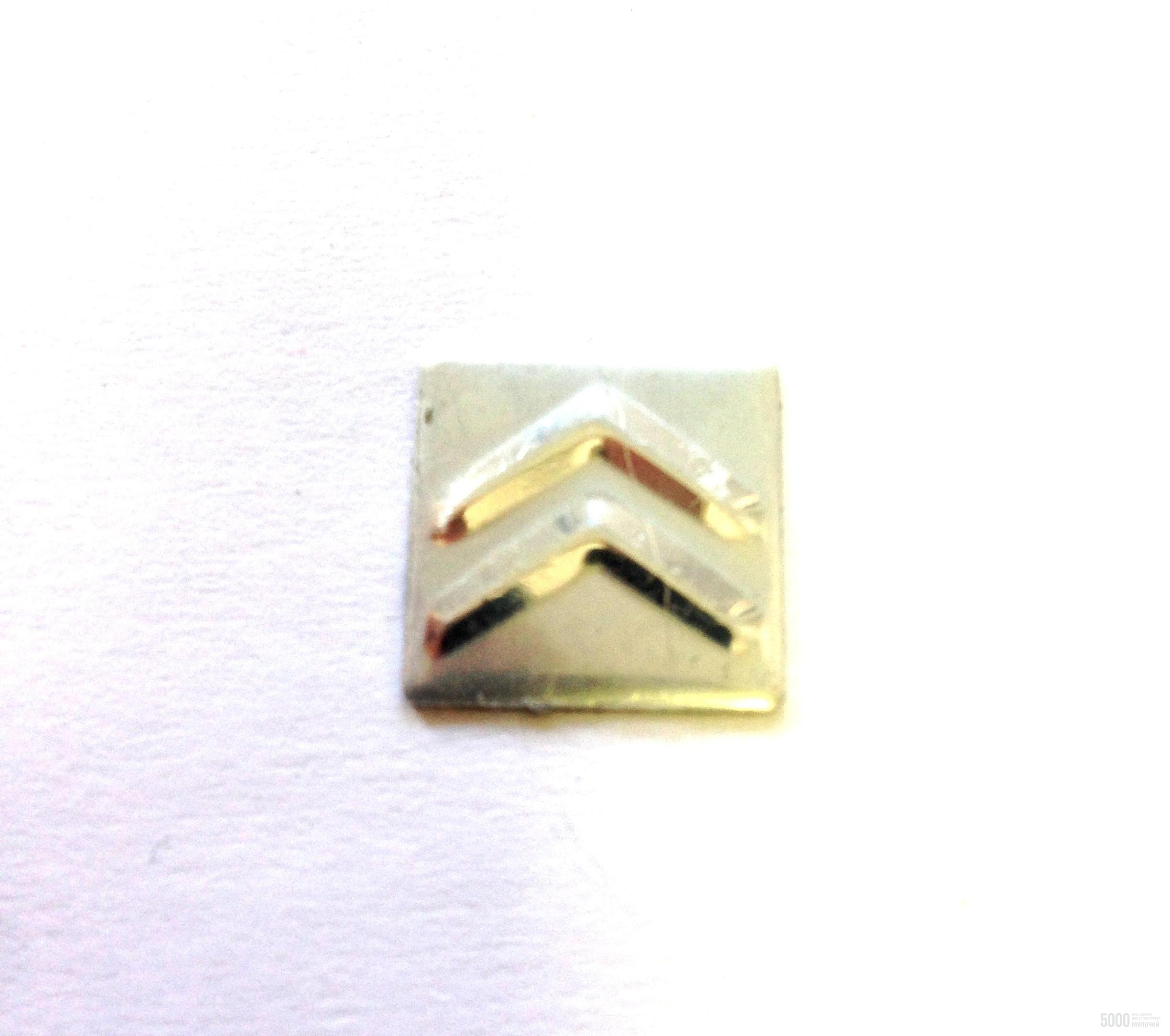 Наклейка логотип ключа Citroen (16х16мм)