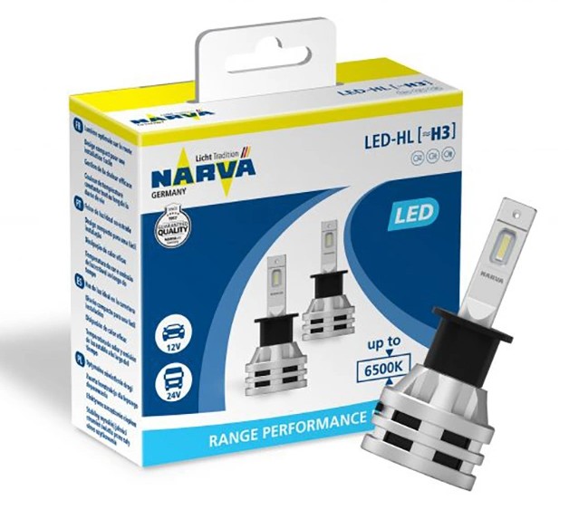 Светодиодные лампы Narva Range Performance LED, H3 12/24V, 6500к
