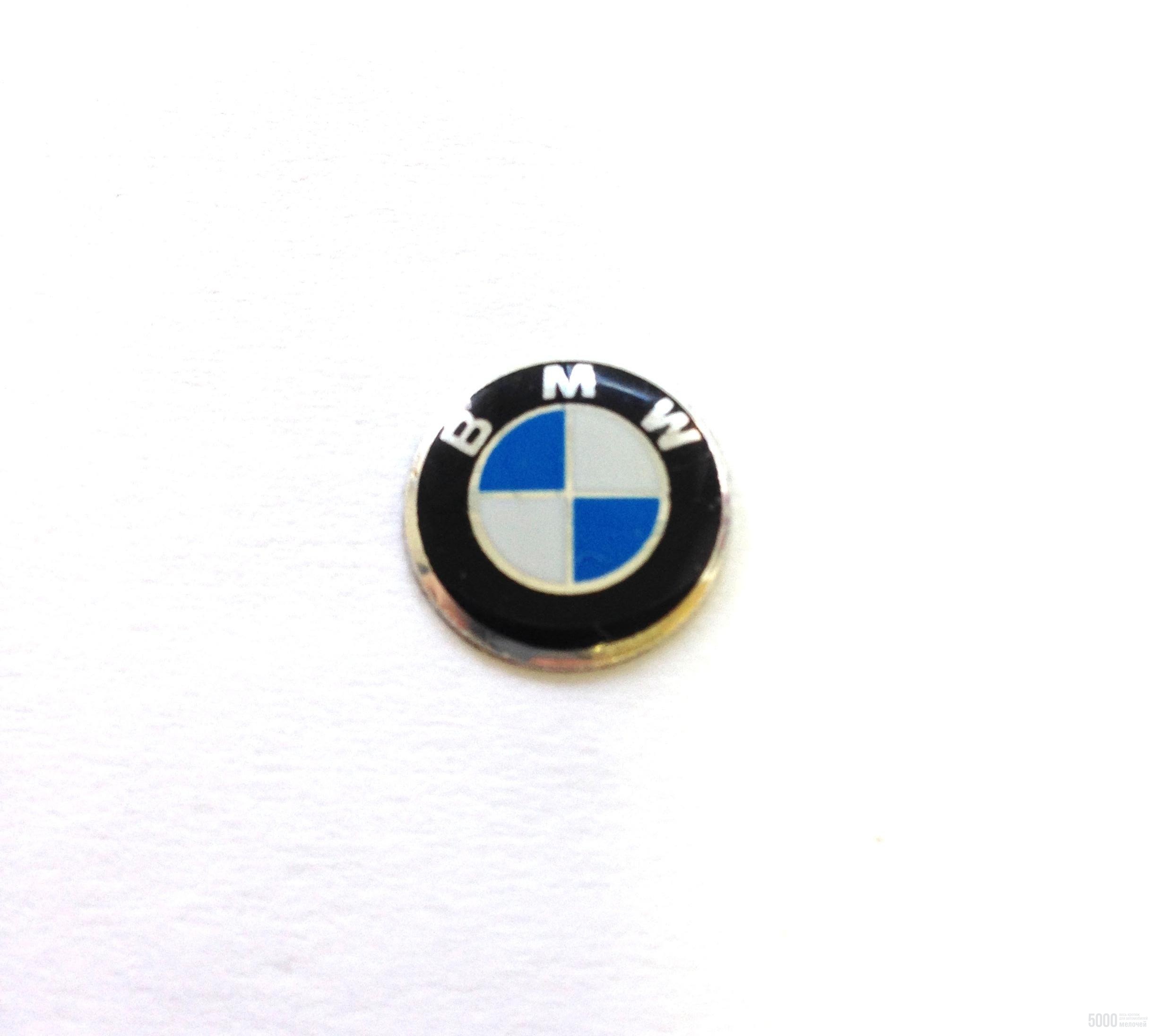 Наклейка логотип ключа BMW  (D-14мм)