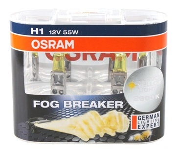 OSRAM 12V H1 55W+60% FOG BREAKER (к-т) 62150FBR